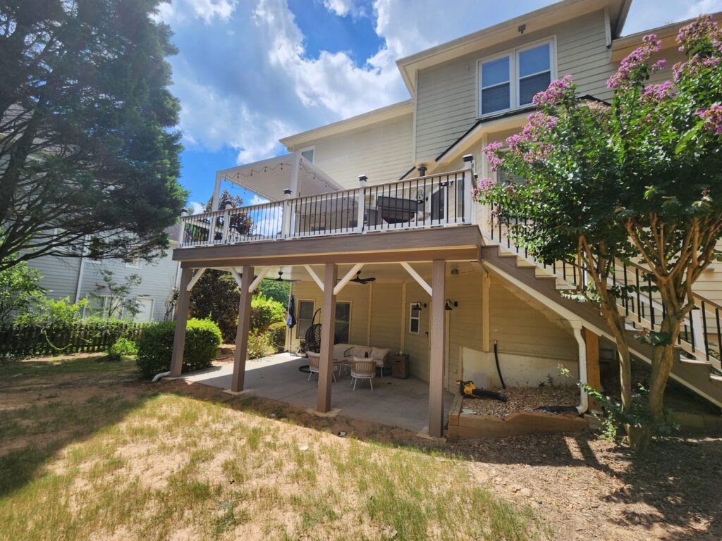 Discover custom decks in Johns Creek, GA. Personalized deck designs, creative layouts, and luxury outdoor decking built to last. Free estimates available.