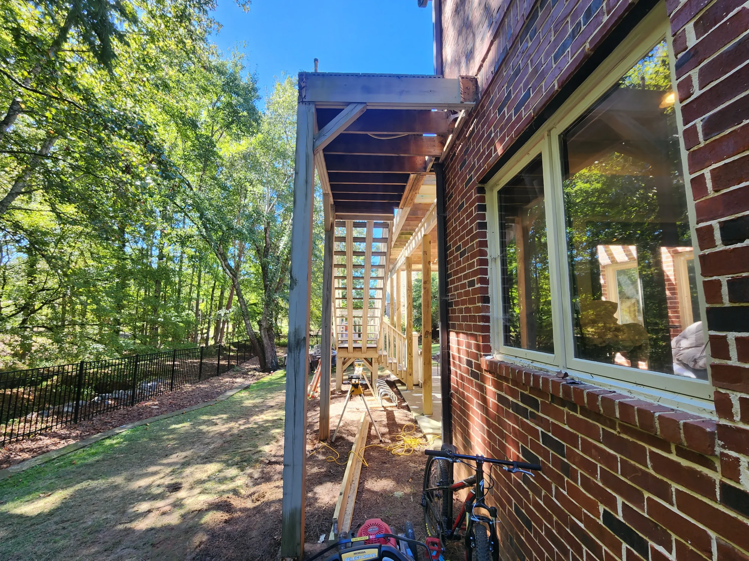 Deck resurfacing process in Johns Creek, GA