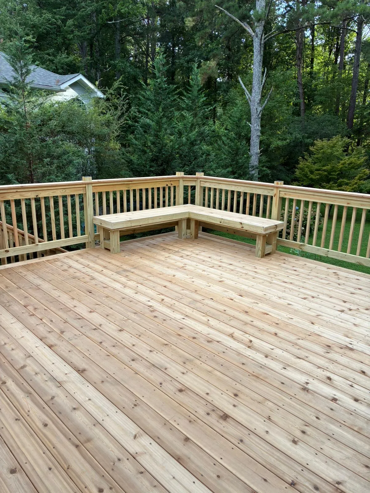 Custom deck build in Johns Creek, GA