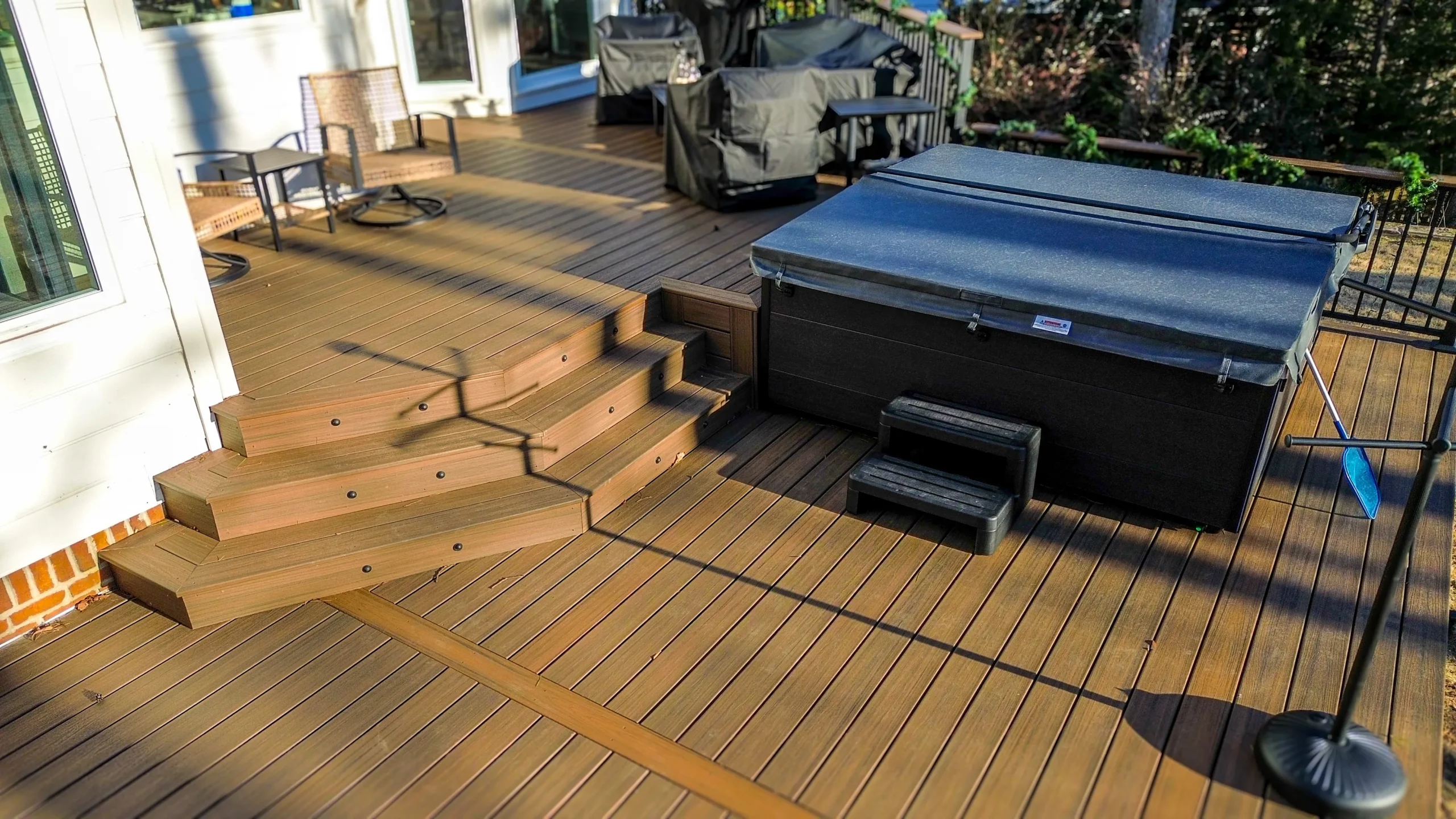 Deck installation project in Johns Creek, GA