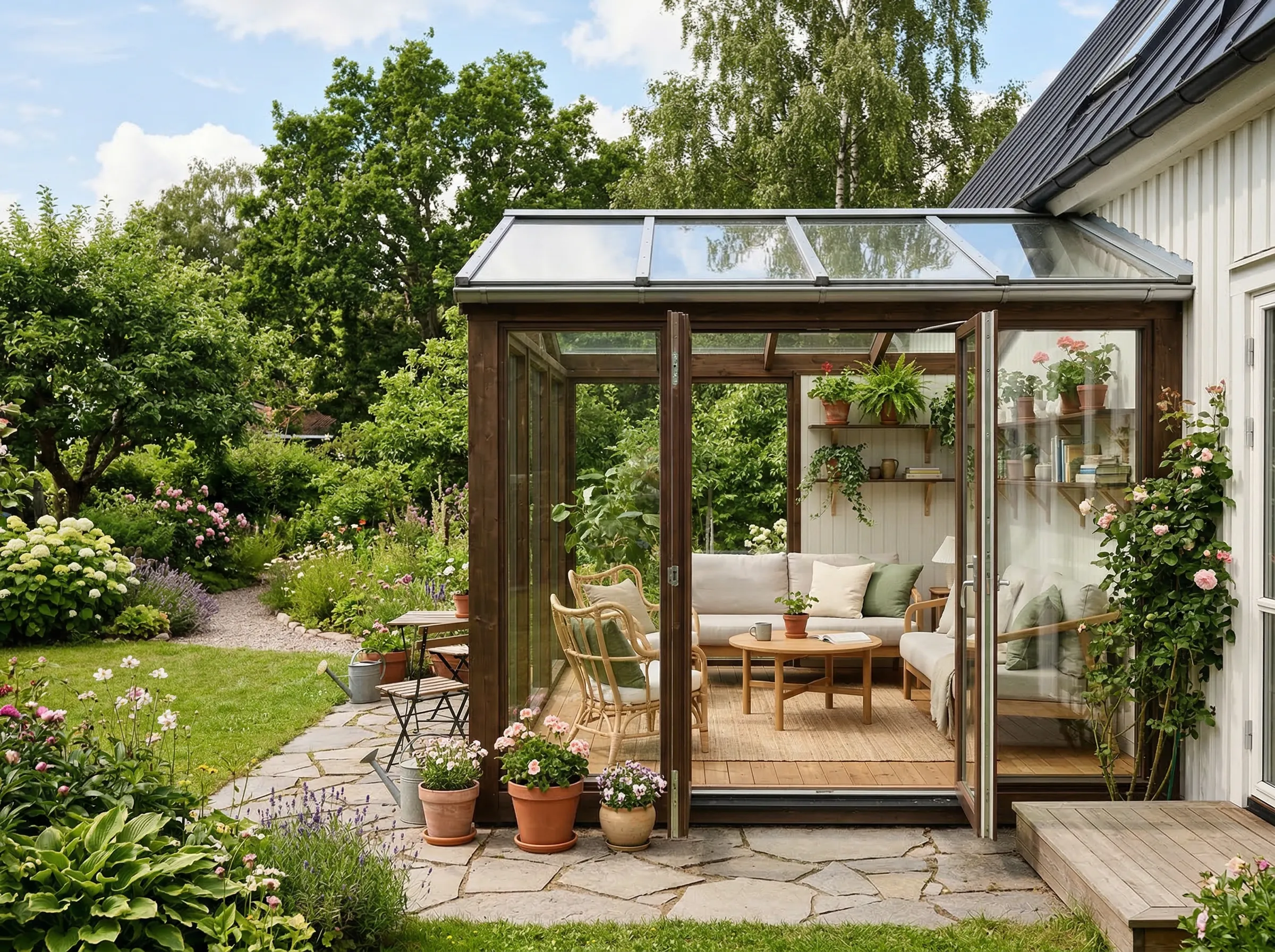 Sunroom installation in Johns Creek, GA