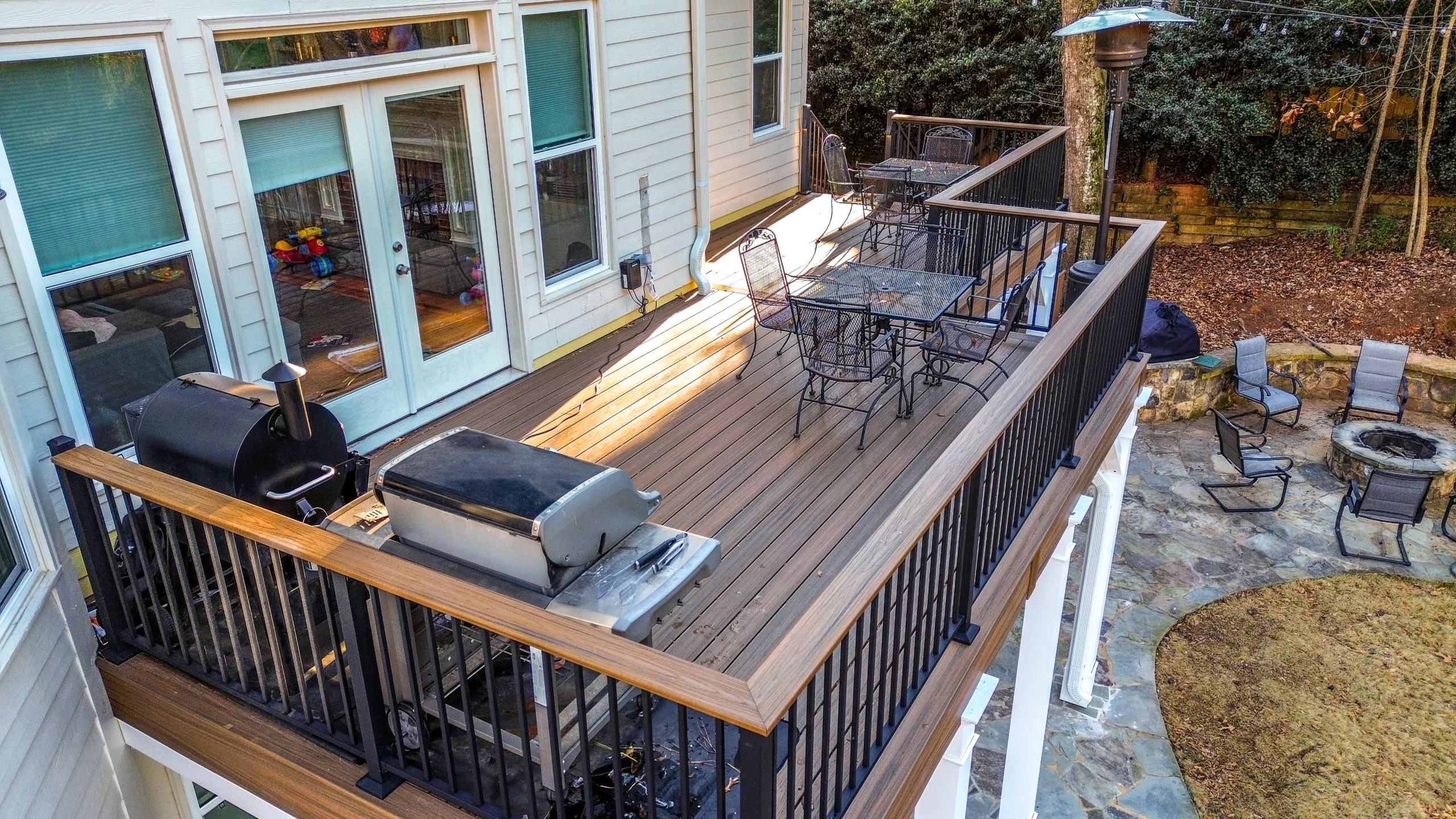 Screened porch project in Johns Creek, GA