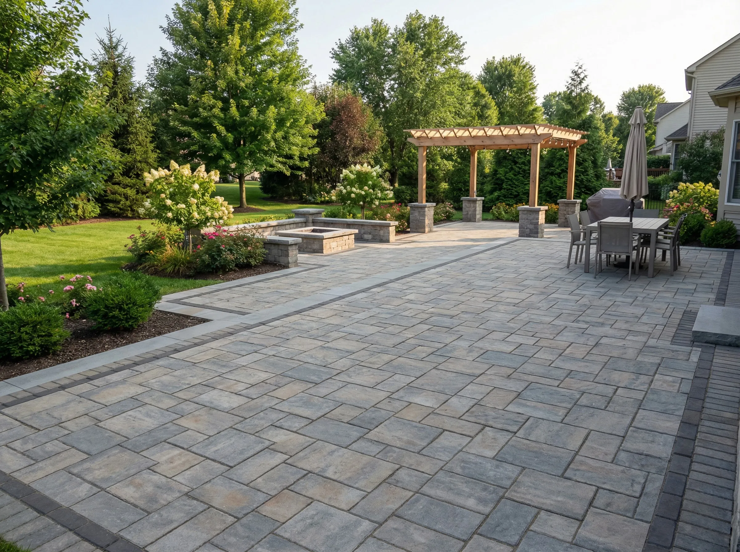 Landscape hardscape design Johns Creek GA