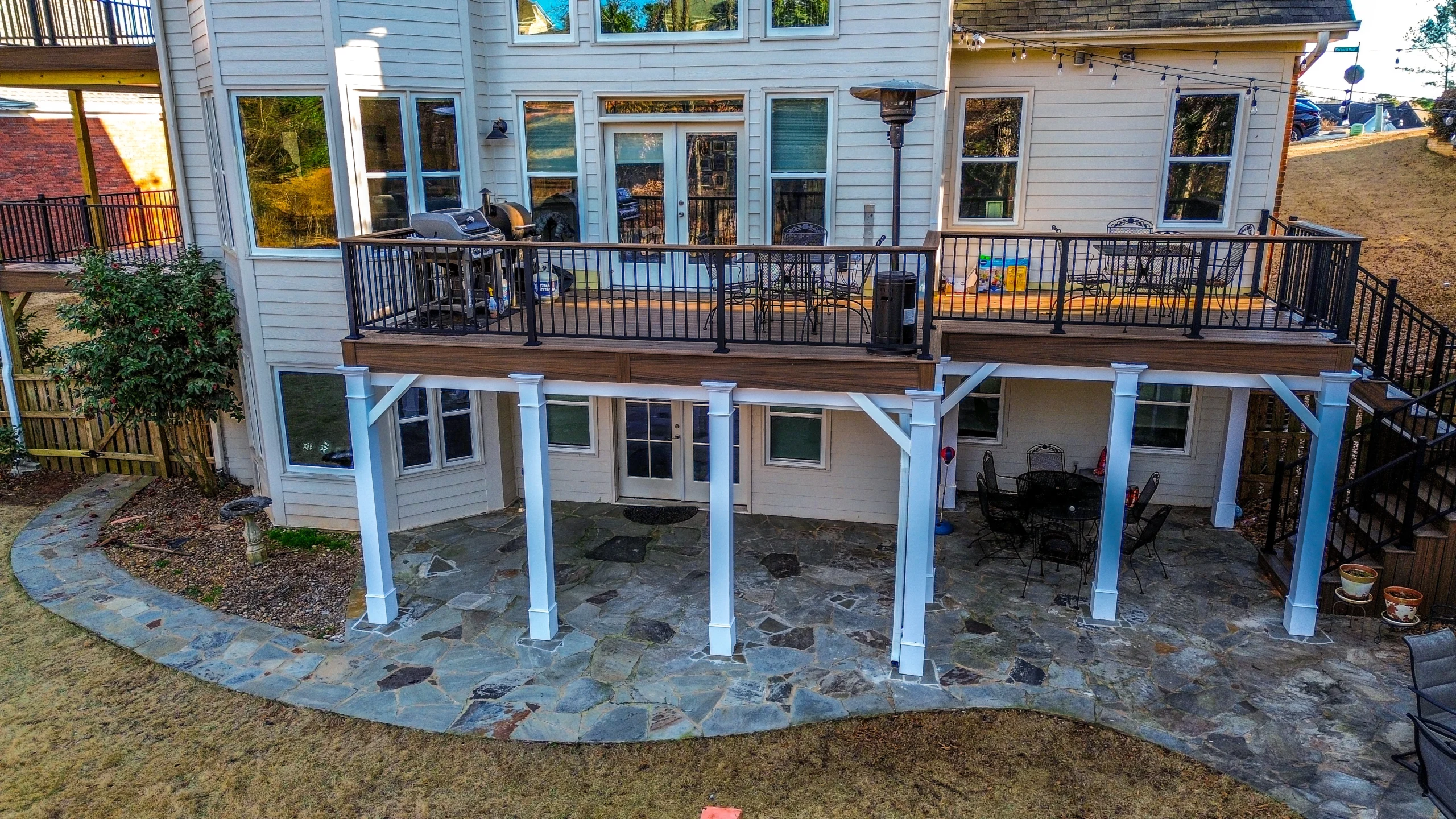 Custom deck installation in Johns Creek, GA