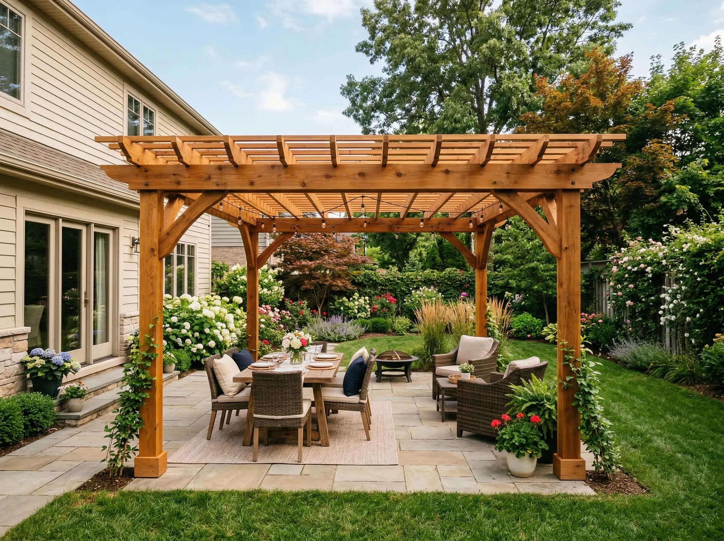 Garden pergola installation Johns Creek GA